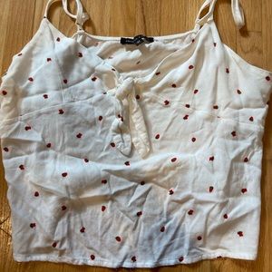 Roses patterned top